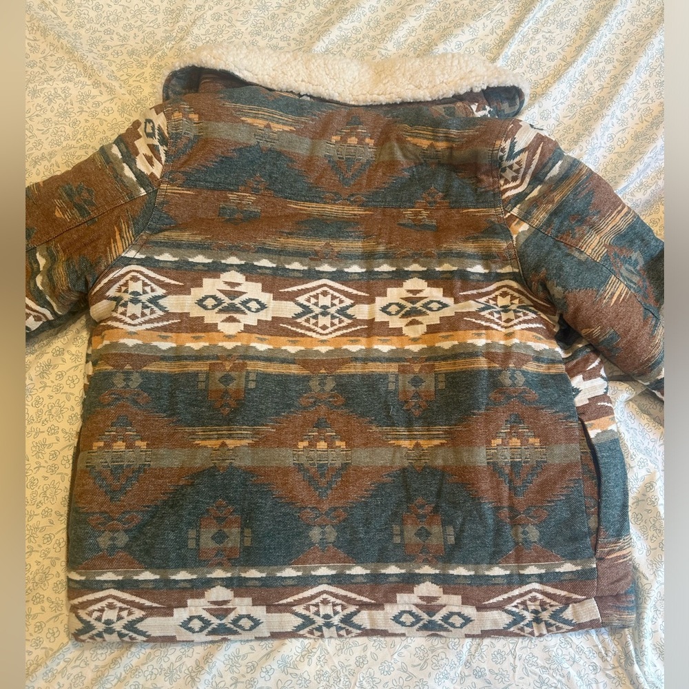 Buckle BKE Aztec Western Sherpa Lined Jacket - Picture 2 of 3